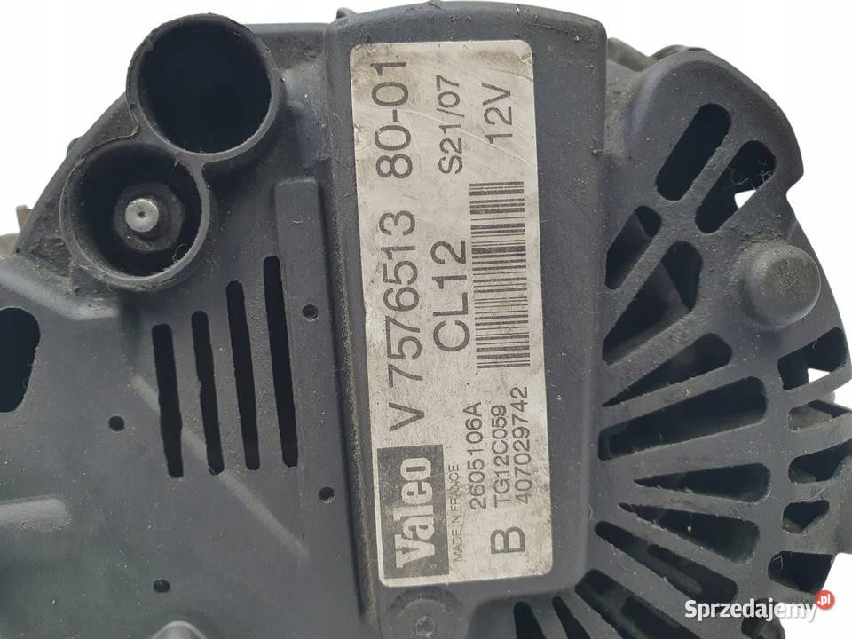 ALTERNATOR Mini Cooper R56 16 Valeo 7576513 osobowe Układ elektryczny silnika lubelskie Chełm