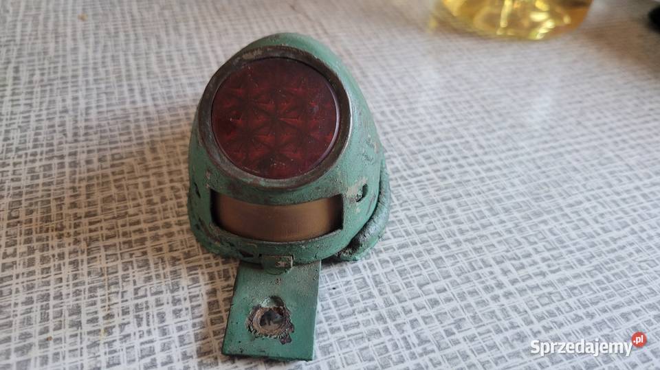 Lampa tylna żółwik Junak SHL Sokół DKW Oświetlenie Tuszynek Majoracki