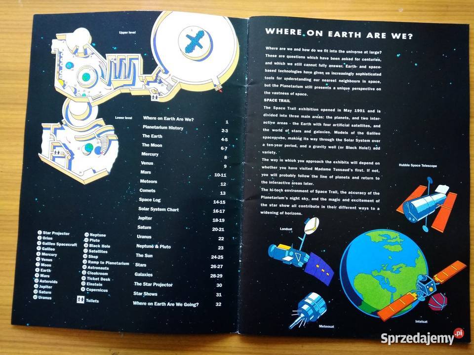 Przewodnik kosmicznym londyńskim Planetarium Gdynia