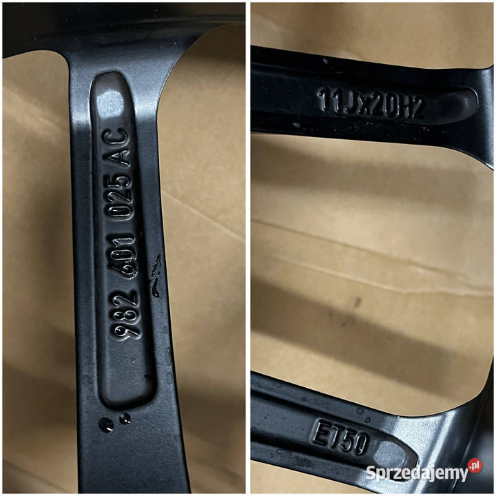 Felga Porsche Cayman 982 GT4 11Jx20 ET50 wielkopolskie Gostyń