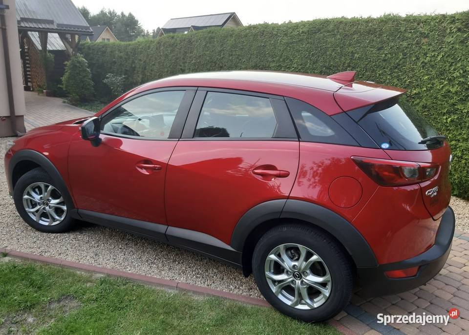 Mazda CX3 przebieg 40 20 benzyna AWD automat czerwony Zwierzyniec