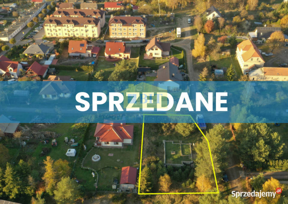 Działka budowlana o pow 973m2 Złocieniec Sprzedaż