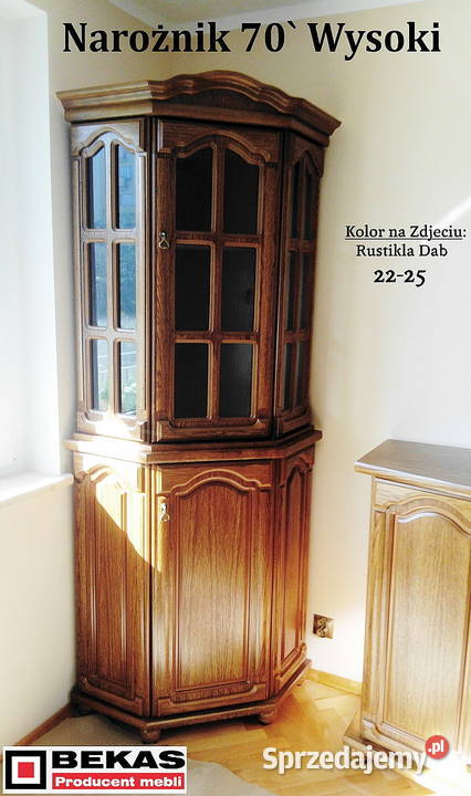 Stylowy Nowy kredensik Narożny 70 Bekas Stylowo 70cm Dom i Ogród Skierniewice