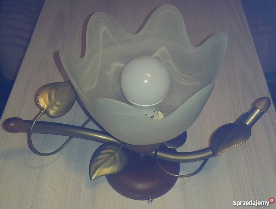 Lampa sufitowa w kształcie kwiatu Kłodzko