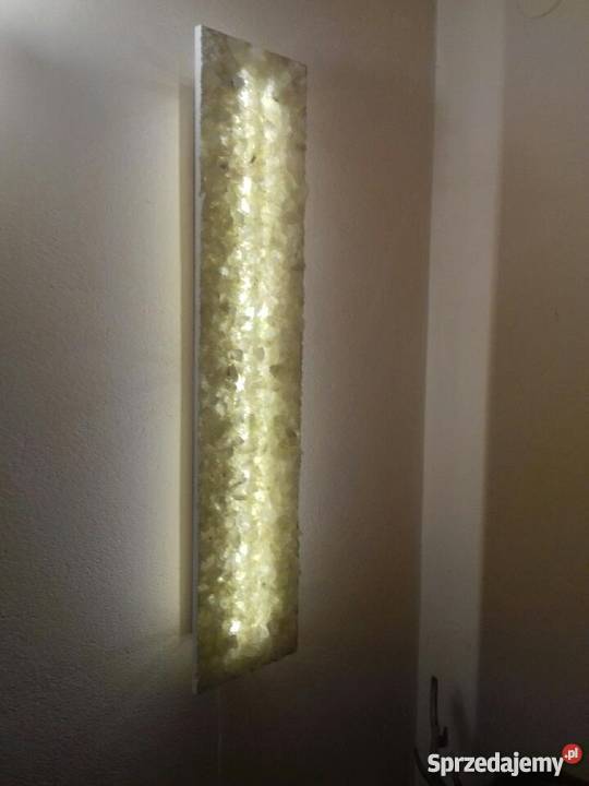 Lampa solna kinkiet dekoracja aranżacja panel śląskie Istebna