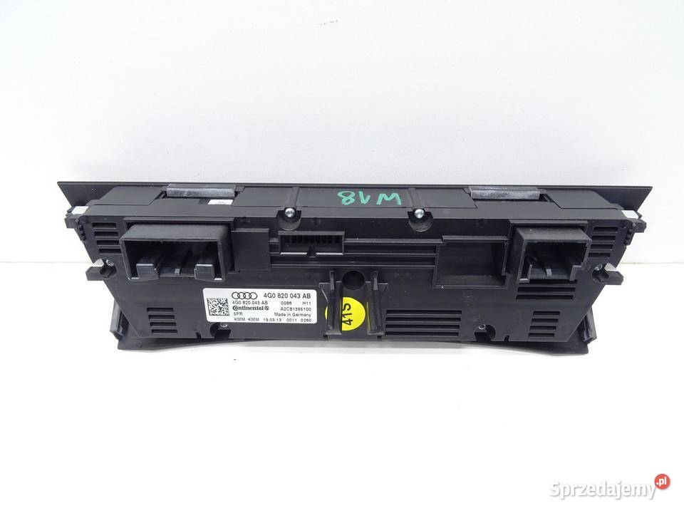 PANEL STEROWNIK NAWIEWU KLIMATYZACJI 4G0820043AB