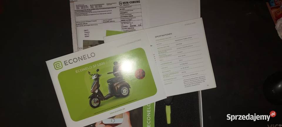 WózekSkuter Inwalidzki Econelo J1000 25h Wieluń