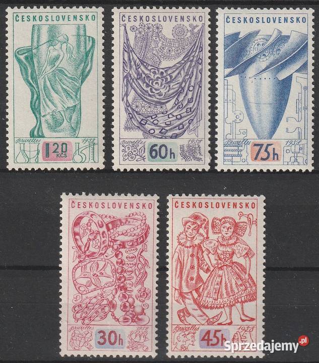 CZECHOSŁOWACJA 1958 CZYSTE Łódź