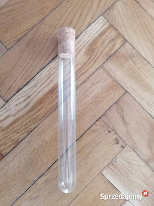 Fiolka szklana z korkiem pomorskie Gdańsk