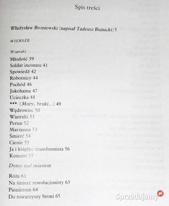 Wiersze i poematy Władysław Broniewski lubelskie Chełm