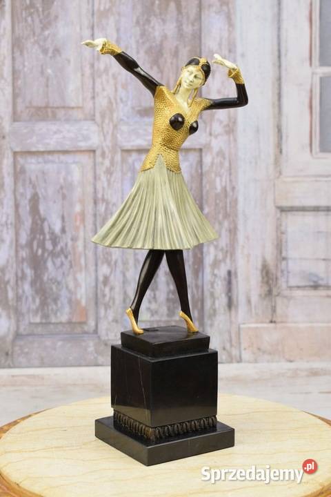 Styl Demetre Chiparus Tancerka Miro Figura z Kraków sprzedam