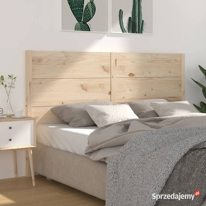 Wezgłowie łóżka 141x4x100 lite drewno sosnowe Warszawa