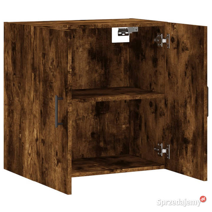 Szafka ścienna przydymiony dąb 60x31x60 WM829977 Pozostałe Warszawa