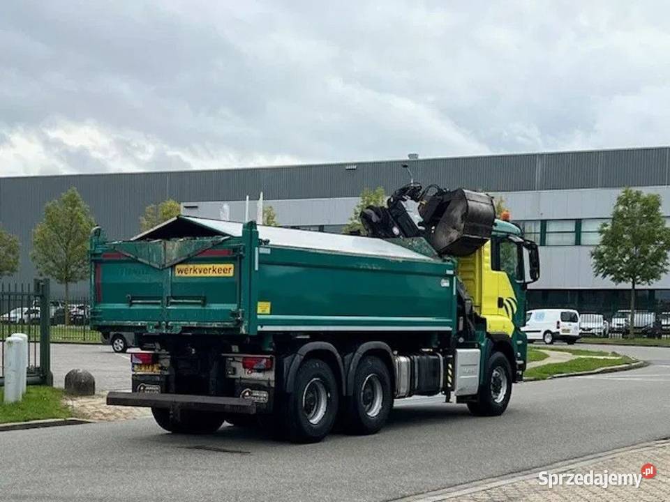 Wywrotka 6x6 z dzwigiem Boardmatic Man TGS 28420 Wywrotki Warszawa