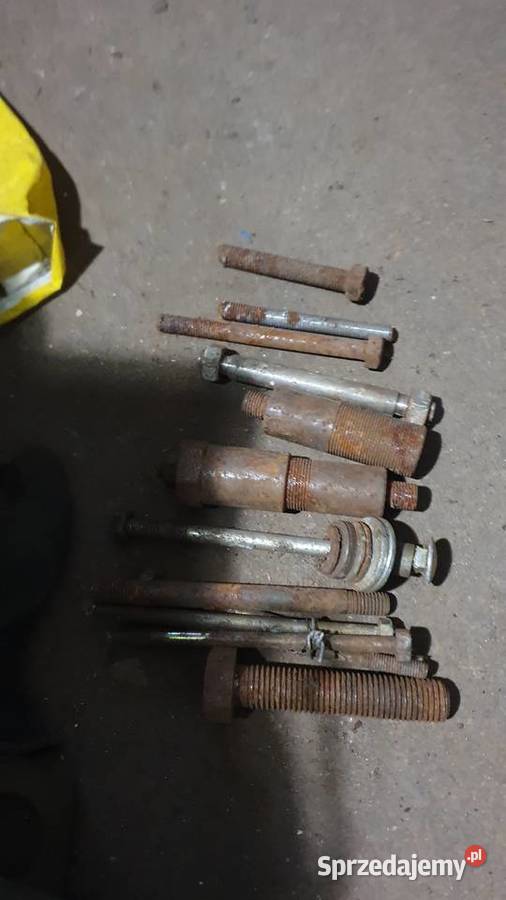 Duże śruby gwintowe różne rowerowe motocyklowe Warszawa