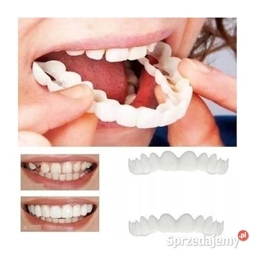 2xSZTUCZNE ZĘBY TYMCZASOWE KOSMETYCZNE NAKŁADKI mazowieckie Warszawa