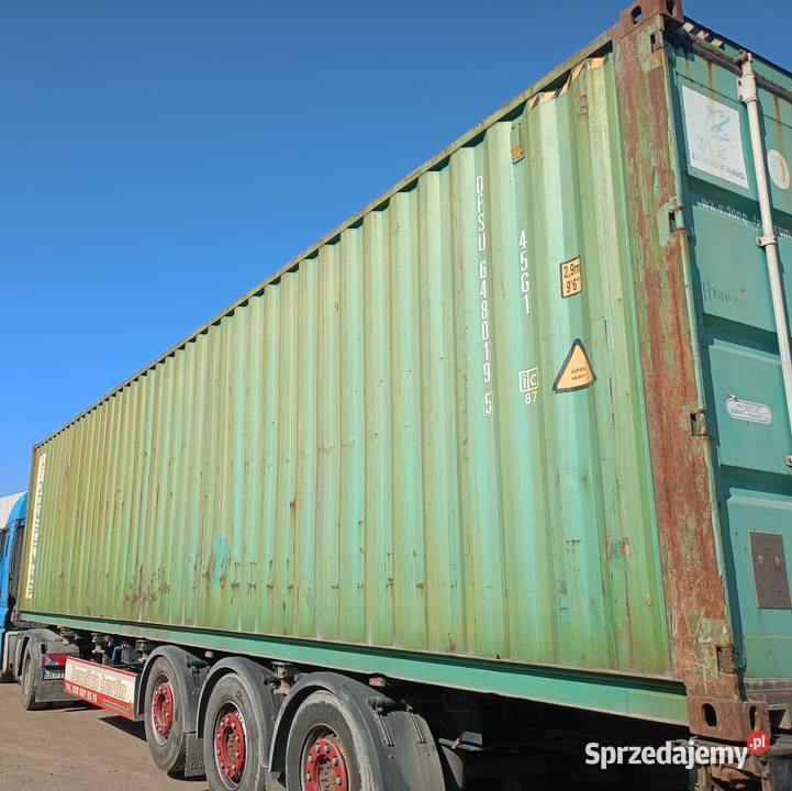 Morski kontener magazynowy 12m40HC lubelskie Małaszewicze Duże