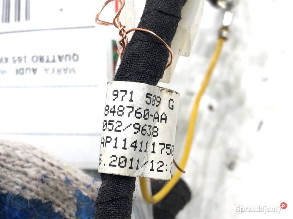 WIĄZKA PODUSZKI AIRBAG AUDI Q5 8R