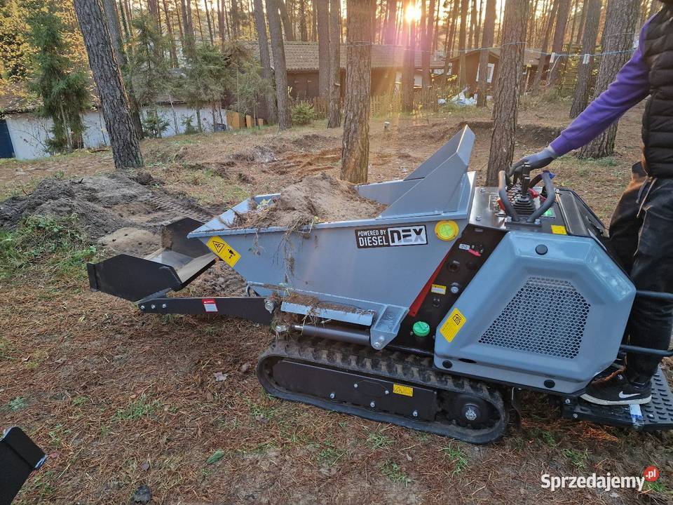 Wozidło samozaładowcze gąsienicowe taczka Starogard Gdański