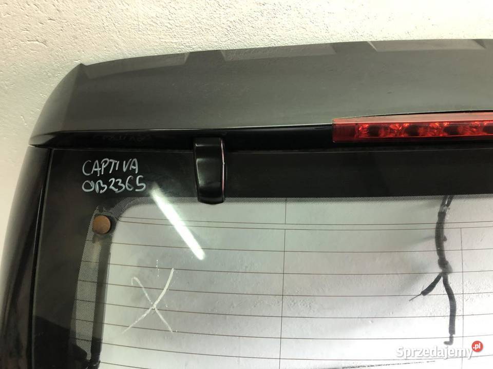 KLAPA BAGAŻNIKA CHEVROLET CAPTIVA I GAR
