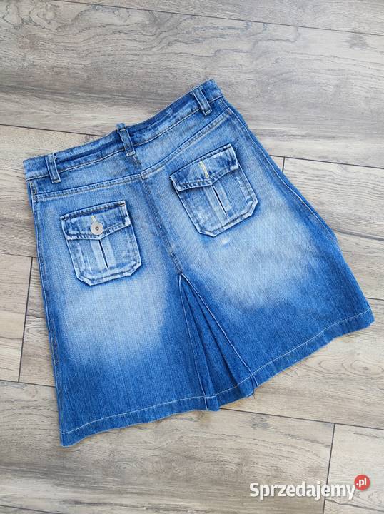 Dżinsowa spódnica 40 Bay Jeansowa Vintage Jasło