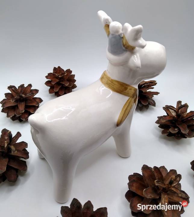 Renifer Reniferek Ceramika Christmas Gdańsk sprzedam