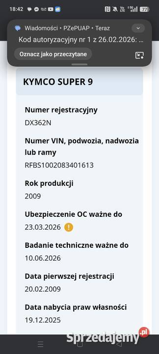 Sprzedam Skuter Kymco Wrocław