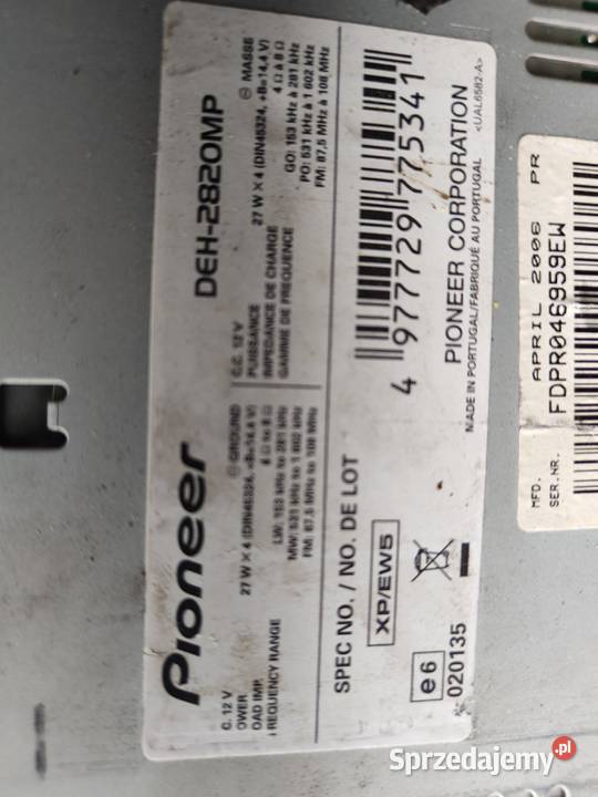 Sprzedam radia samochodowe Cieszyn sprzedam