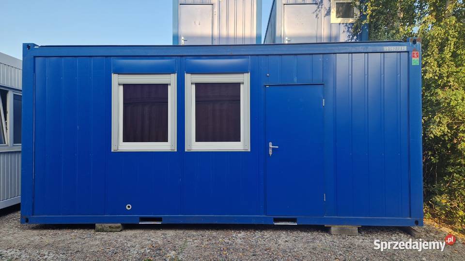 Kontener Biurowy Socjalny wym605x240 Containex Somianka-Parcele