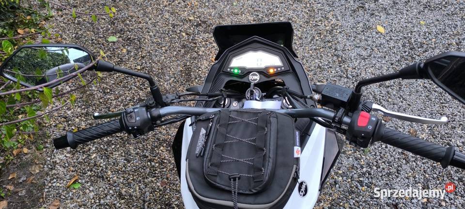 SYM NHT125 kufer tankbag ABS 2022 nieuszkodzony Książ Wielkopolski