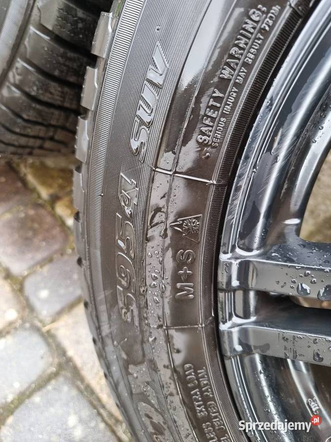 Alufelgi 18 cal BMW X5X6 Opony zimowe 2555518 Trzebiatów