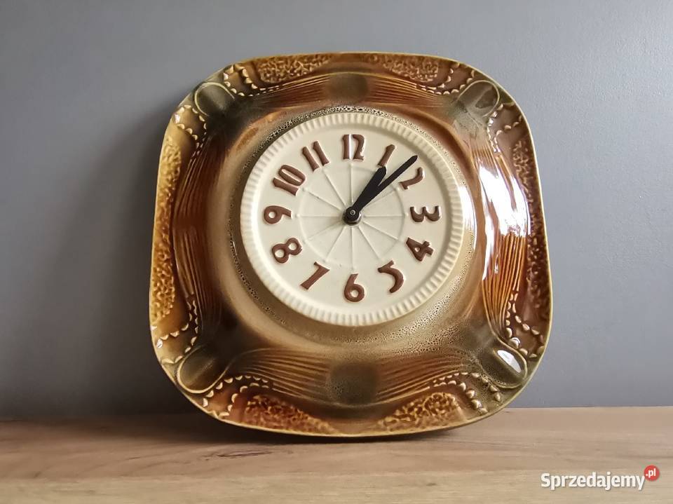 Stary zegar wiszący Z 250 porcelit Mirostowice