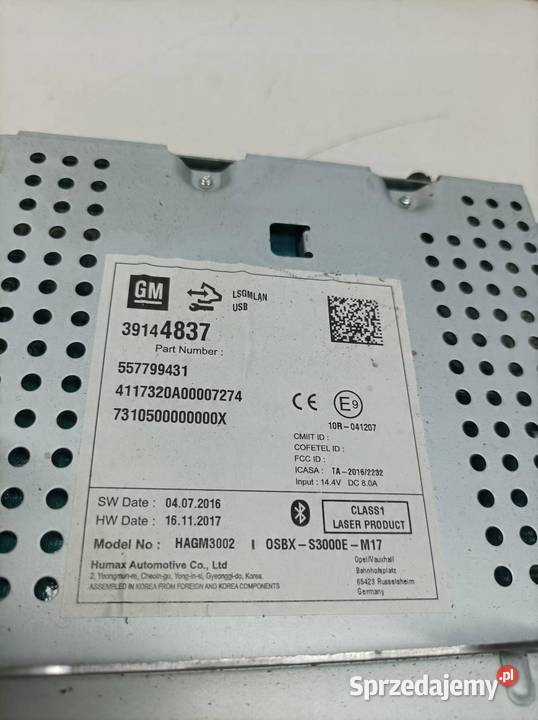 RADIO FABRYCZNE 39144837 Opel Astra IV 2009 J