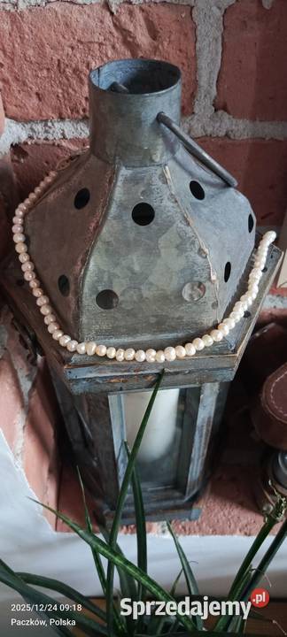 Naszyjnik z pereł chodowlanych Paczków sprzedam