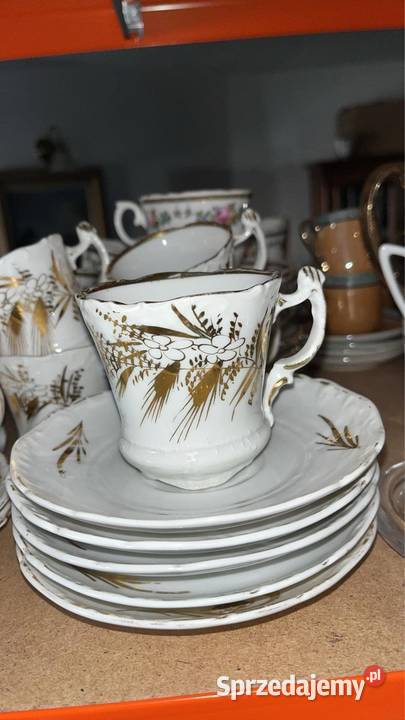 Filiżanka Carl Tielsch Altwasser Kłosy Syg z Gdańsk