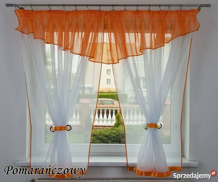 gotowe nowe firanki kolory Wystrój okien Zabrze
