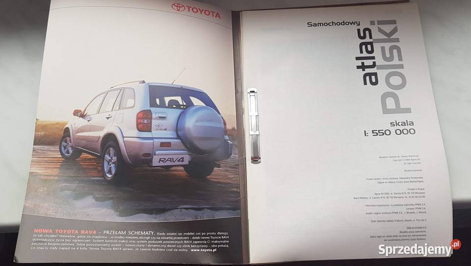 Samochodowy Atlas Polski Mapy i przewodniki Zielona Góra