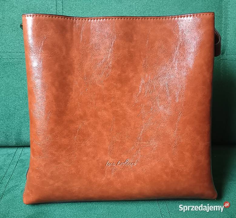 Ines Delaure torebka brązowa nowa Zbylitowska Góra