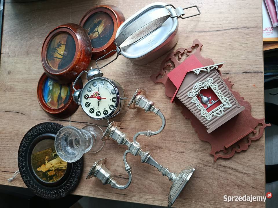 Drugi zestaw różności ramki świecznik zegarek 1 Choszczno