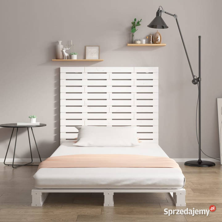 Wezgłowie łóżka białe 81x3x915 lite drewno Warszawa sprzedam