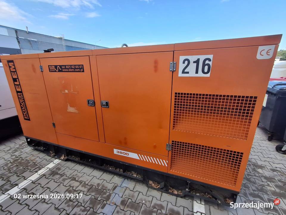 Sprzedaż Agregat prądotwórczy GRUPEL 343 kVA Produkcja Jelcz-Laskowice