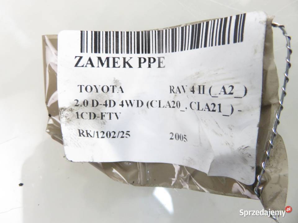 ZAMEK PRAWY PRZEDNI TOYOTA RAV 4 II 6 PIN