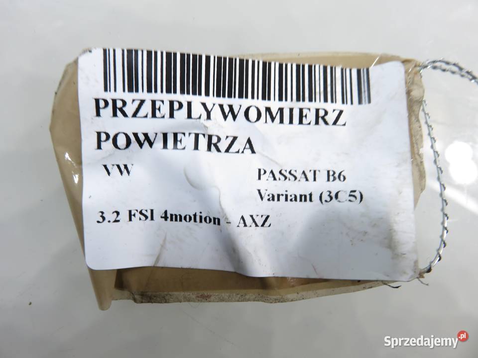 PRZEPŁYWOMIERZ VW PASSAT B6 32 FSI 0280218175 Przepływomierze