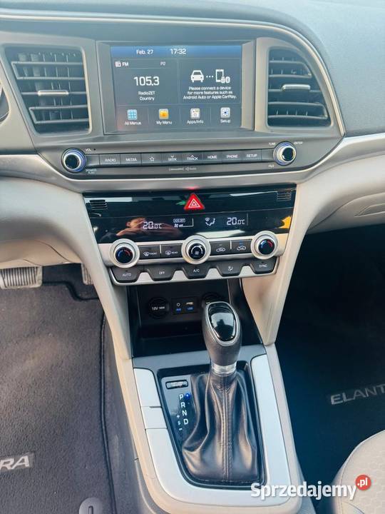 Hyundai Elantra 20 benzyna 150 2020r Nisko