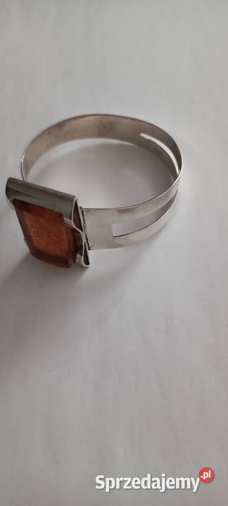 Bransoletka Bursztyn srebro podlaskie Białystok