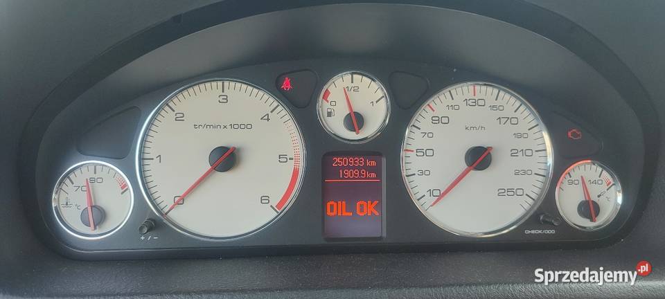 Peugeot 407 SW 20 HDI welurowa tapicerka Rogozino