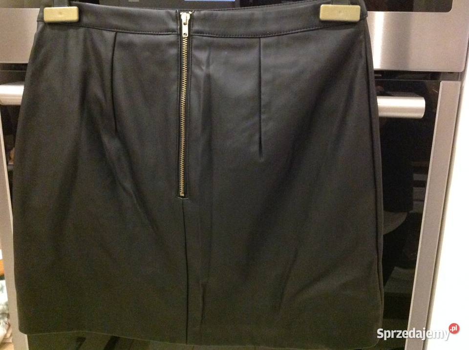 Mini Spódnica Skórzana OLA VOGA r XS Haft Nowa Nowa Sól