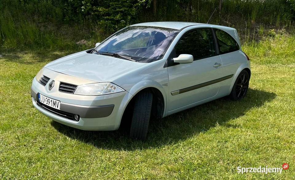 Renault Megane 3D 2003r 1.6 B+G 113km klimatyzacja 17" BORBET Lublin