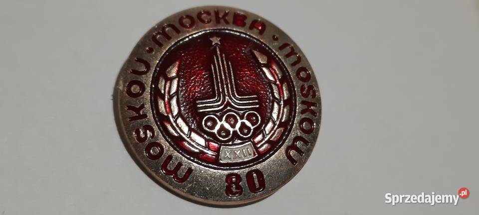 odznaki 3 Olimpiada Moskwa 1980 Rosja ZSRR 5 Pozostałe Warszawa sprzedam
