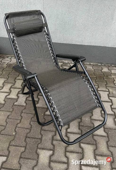 139 Leżak sznurowany z poduszka pod głowę sprzedam